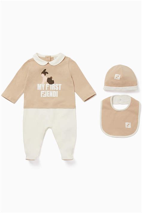 fendi baby grow and hat|fendi baby polo.